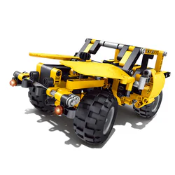 Storm Scramble: Yellow Land Cruiser