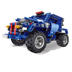 Storm Scramble: Blue Land Cruiser