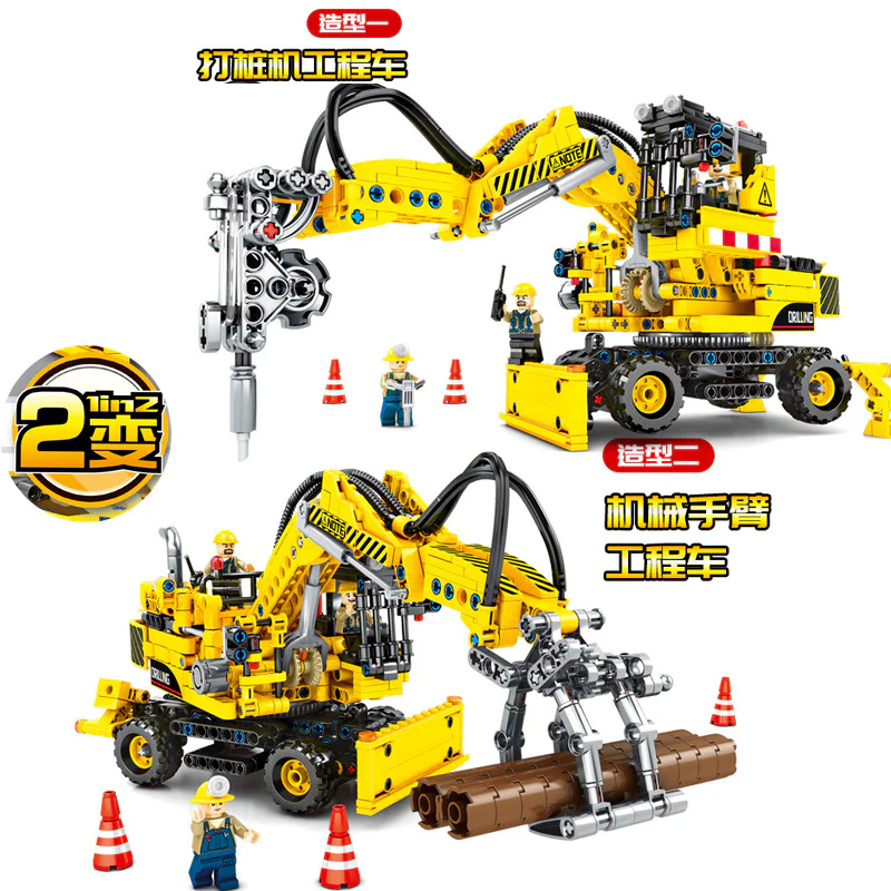 Armor code: Mechanical plyer dual-use engineering vehicle 森宝 SEMBO 703701 image 3