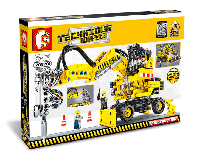 Armor code: Mechanical plyer dual-use engineering vehicle 森宝 SEMBO 703701 image 6