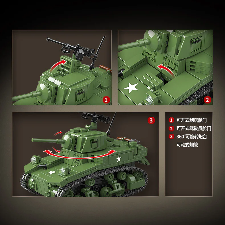 M3 “GRANT/LI” MEDIUM TANK 全冠 QUANGUAN 100103 image 9