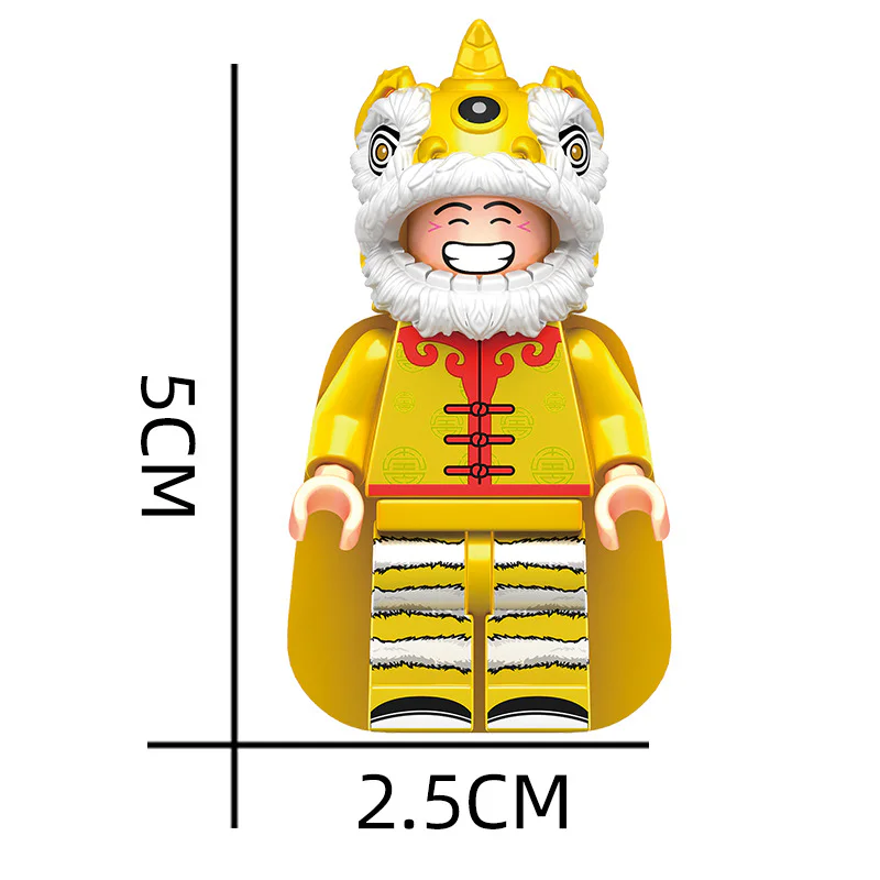 Chinese Wind Series: Wake Lion 筑墨积木 ZhuMo Blocks 12032 image 3