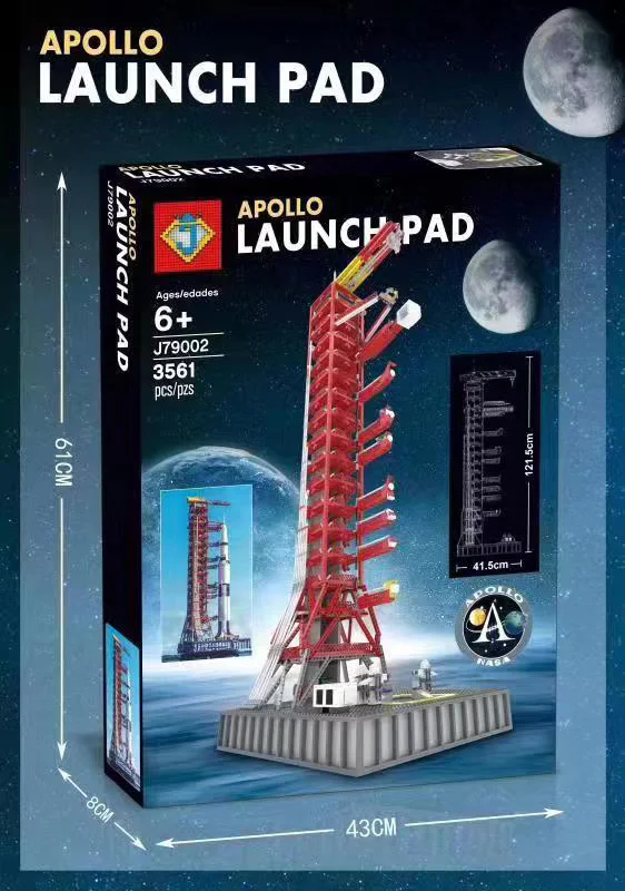Apolo Saturn V Launch Pad MOC Block M10003 image 8