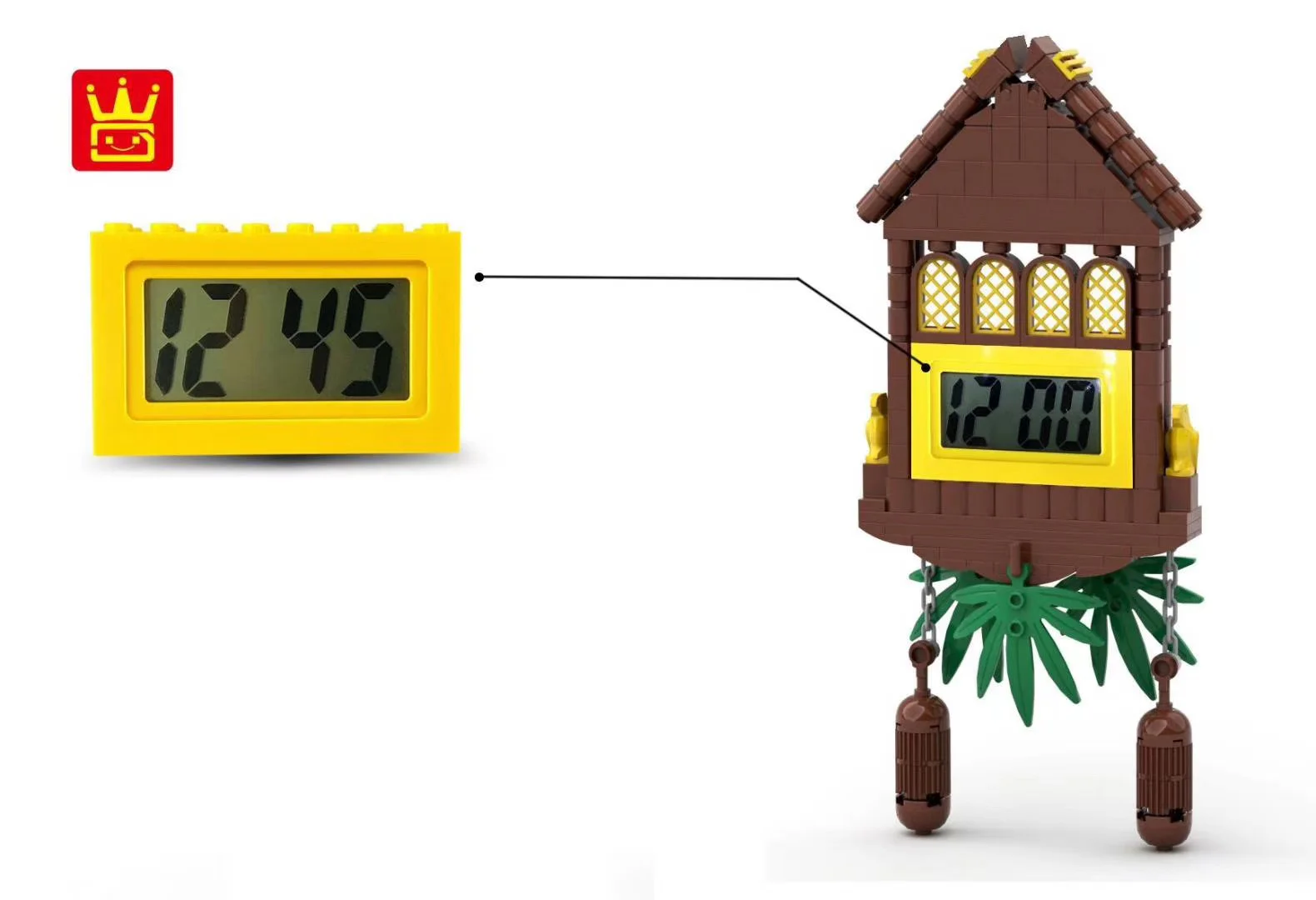 Blocked Electronic Clock 万格 WANGE/乐博士 Dr.Luck 094-2 image 1