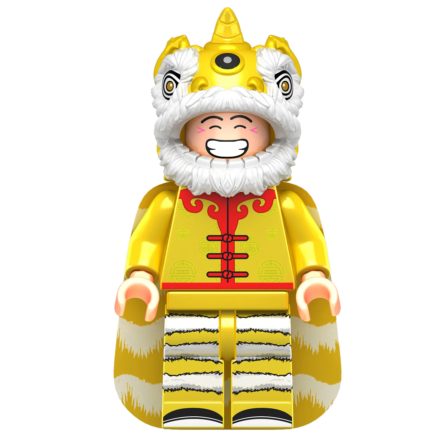 Dragon Dance Awakened Lion Warrior 筑墨积木 ZhuMo Blocks J1003 image 2