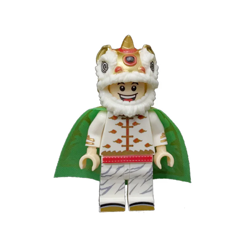 Dragon Dance Awakened Lion Warrior 筑墨积木 ZhuMo Blocks J1003 image 5