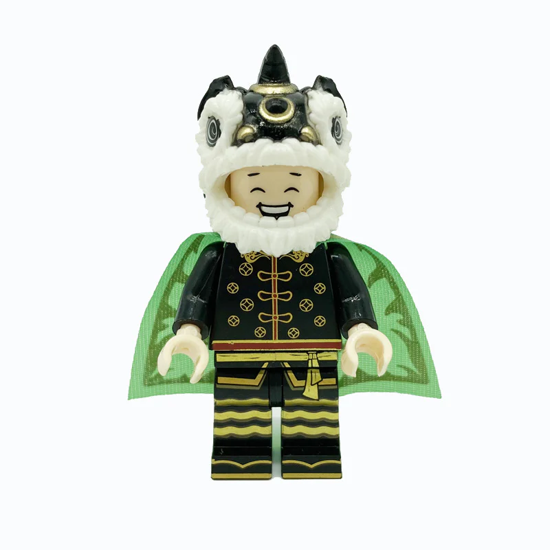 Dragon Dance Awakened Lion Warrior 筑墨积木 ZhuMo Blocks J1003 image 7