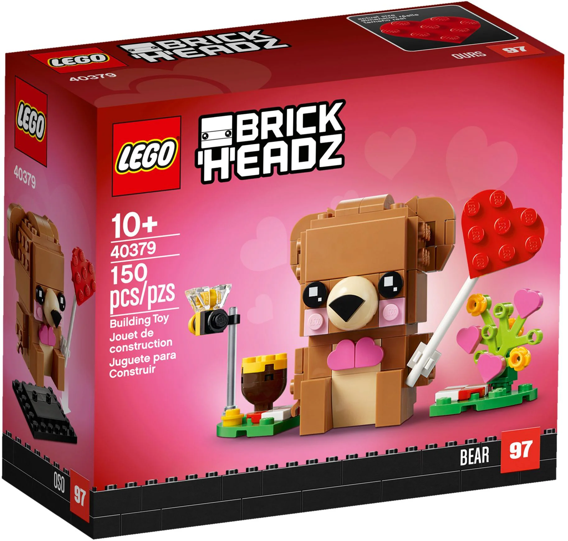Valentine's Day Bear 乐高 LEGO 40379 image 2
