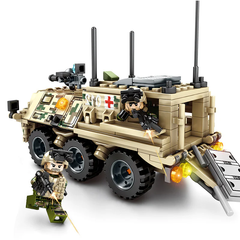 IRON BLOOD HEAVY: WMZ551JH NEW ARMOURED AMBULANCE 森宝 SEMBO 105561 image 1