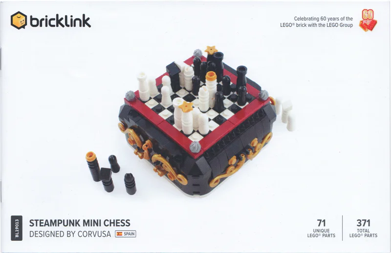 Steam punk mini chess 乐高 LEGO BL19013 image 2