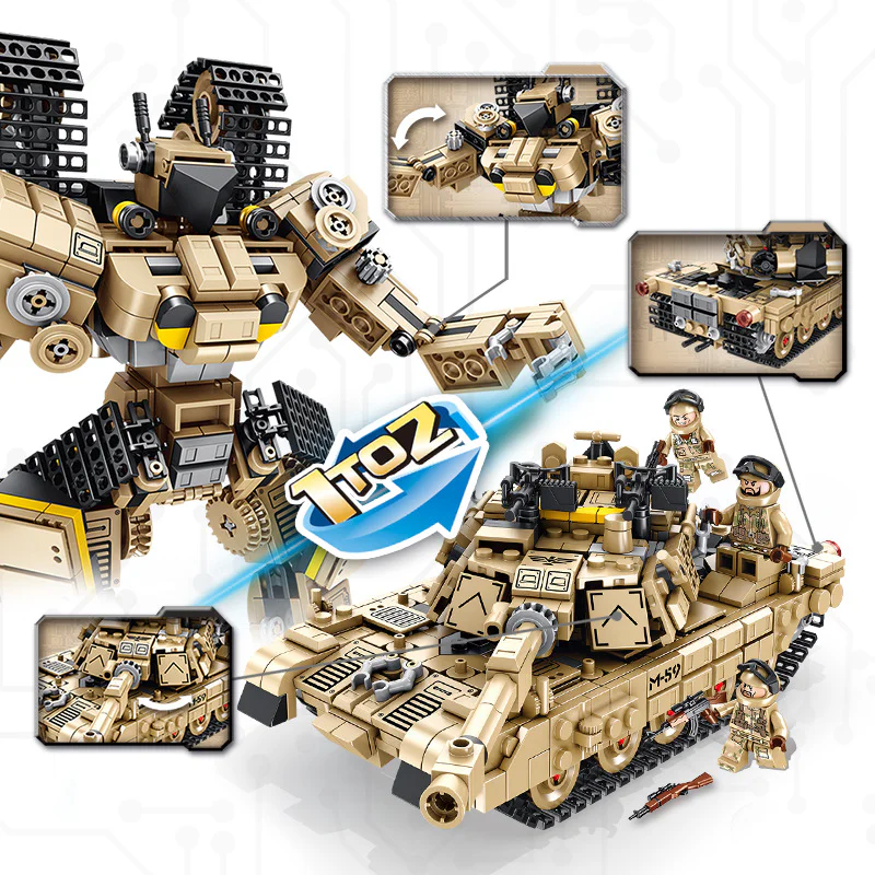 TANK ARMOR TO ONE: M1A2 MAIN BATTLE TANK 潘洛斯 PANLOSBRICK 621020 image 3