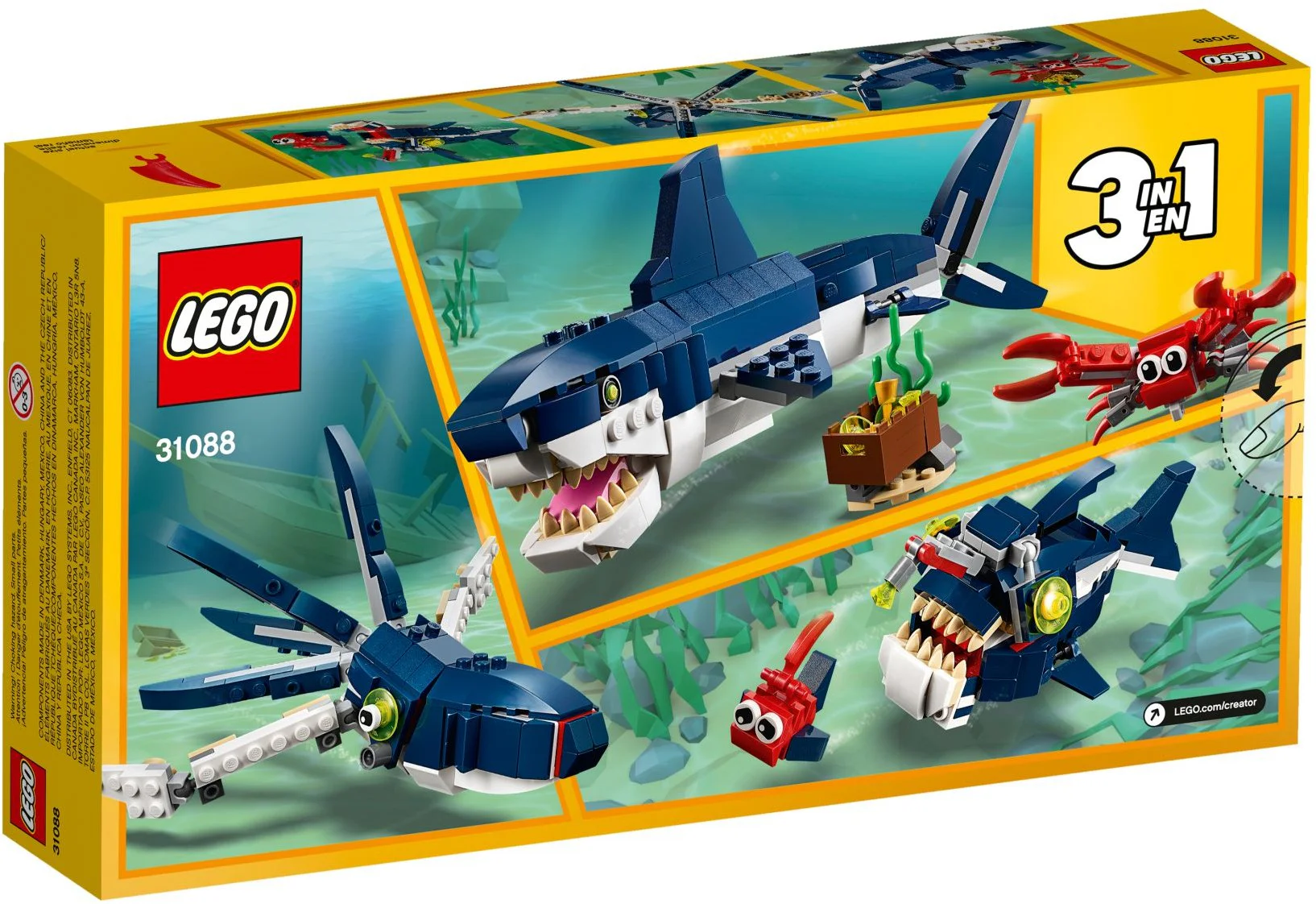 Deep-sea life. 迪库 DECOOL/酷小砖 BrickCool 31009 image 6