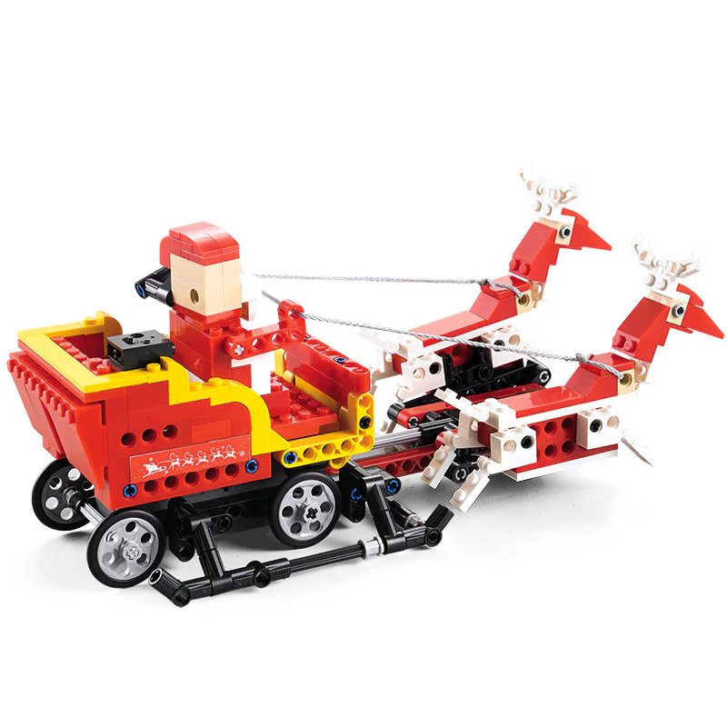 Santa, Christmas sleigh, smart voice, two pieces of wood 咔搭 CaDA/双鹰 DoubleE C51034 image 20