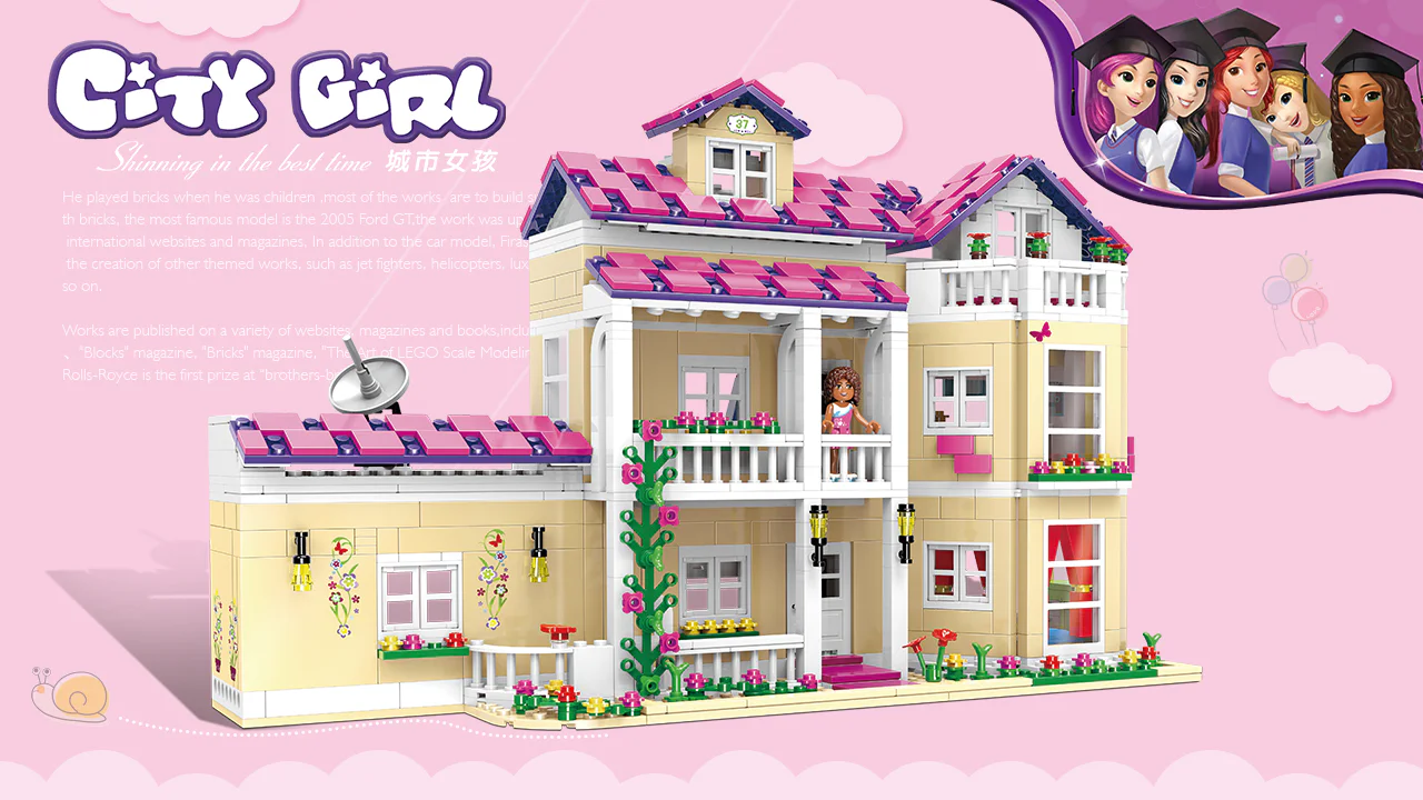 School Girls: Happy House 星堡 XINGBAO XB-12006 image 1