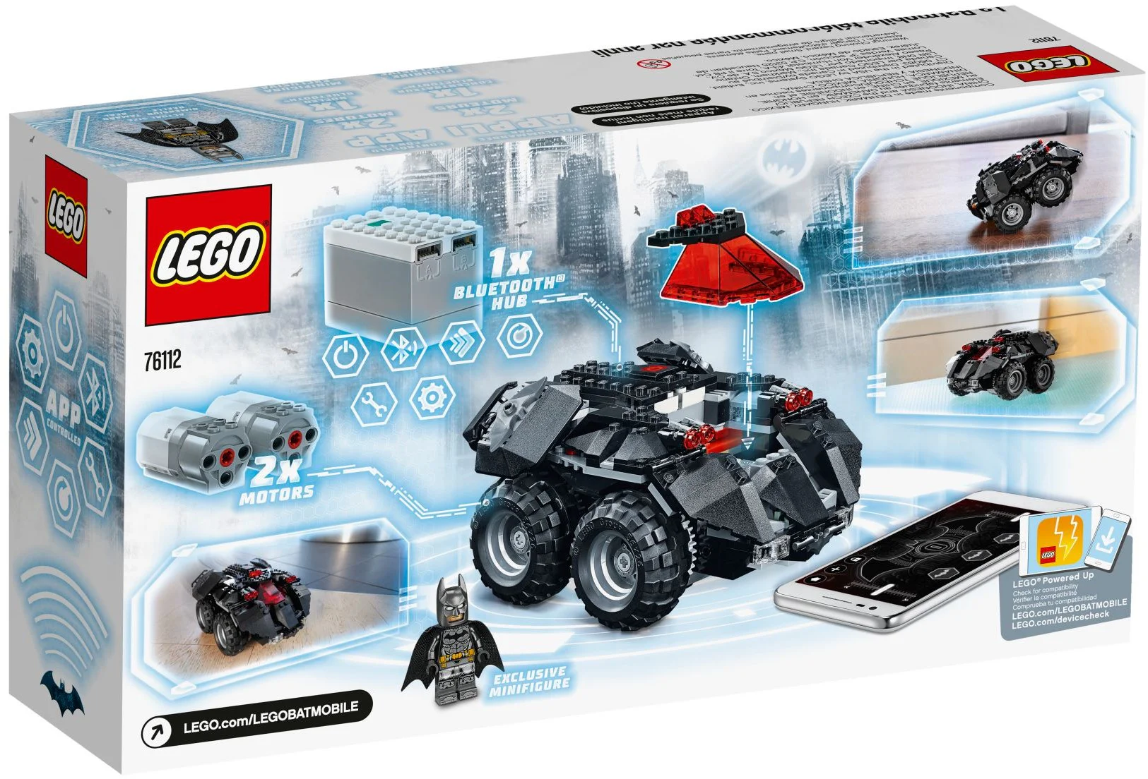 Smart App Remote Control Bat Car 07111 image 5