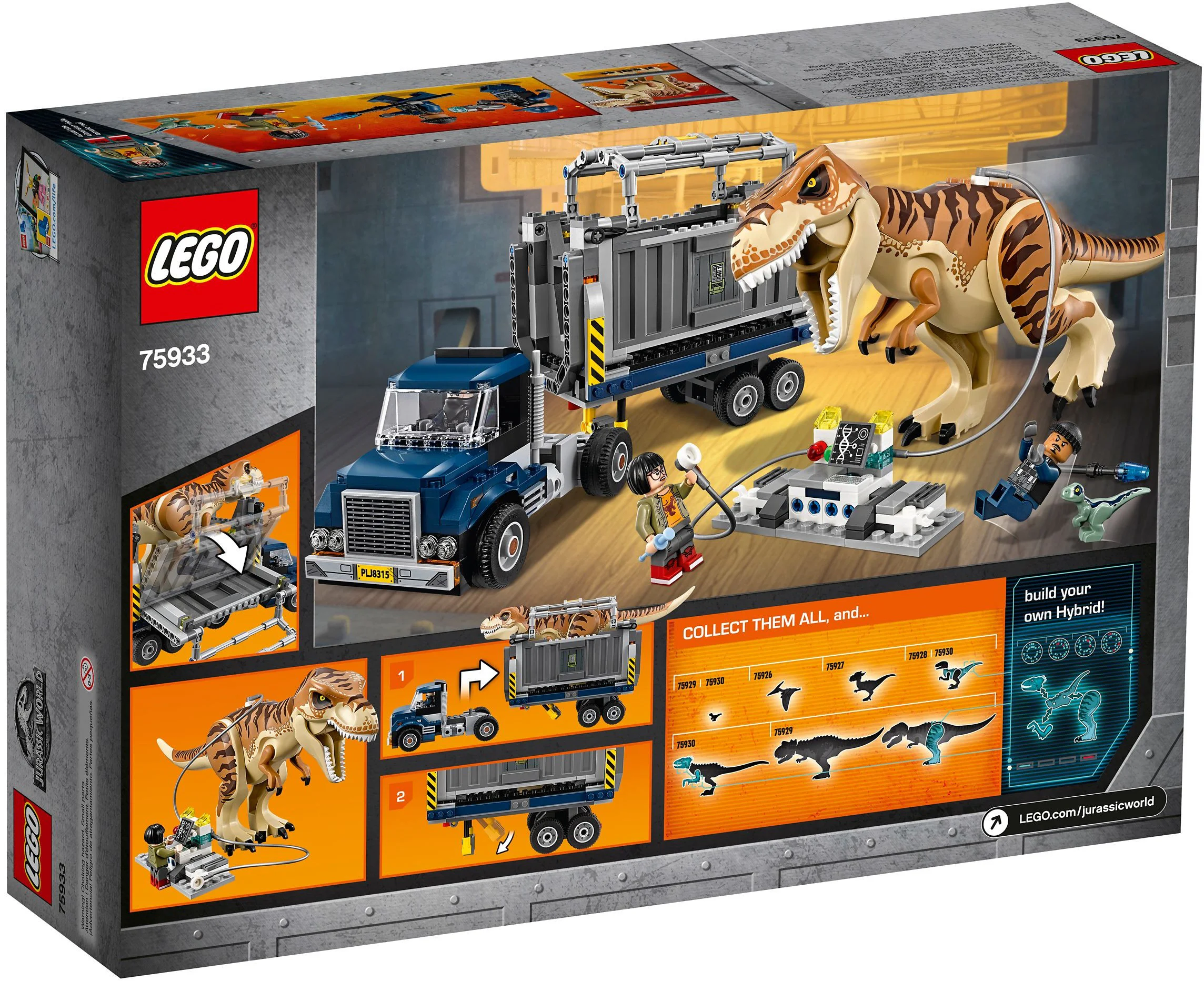 The Lost Kingdom of Jurassi World 2: Tyrannosaurus Transportation Truck 10927 image 4