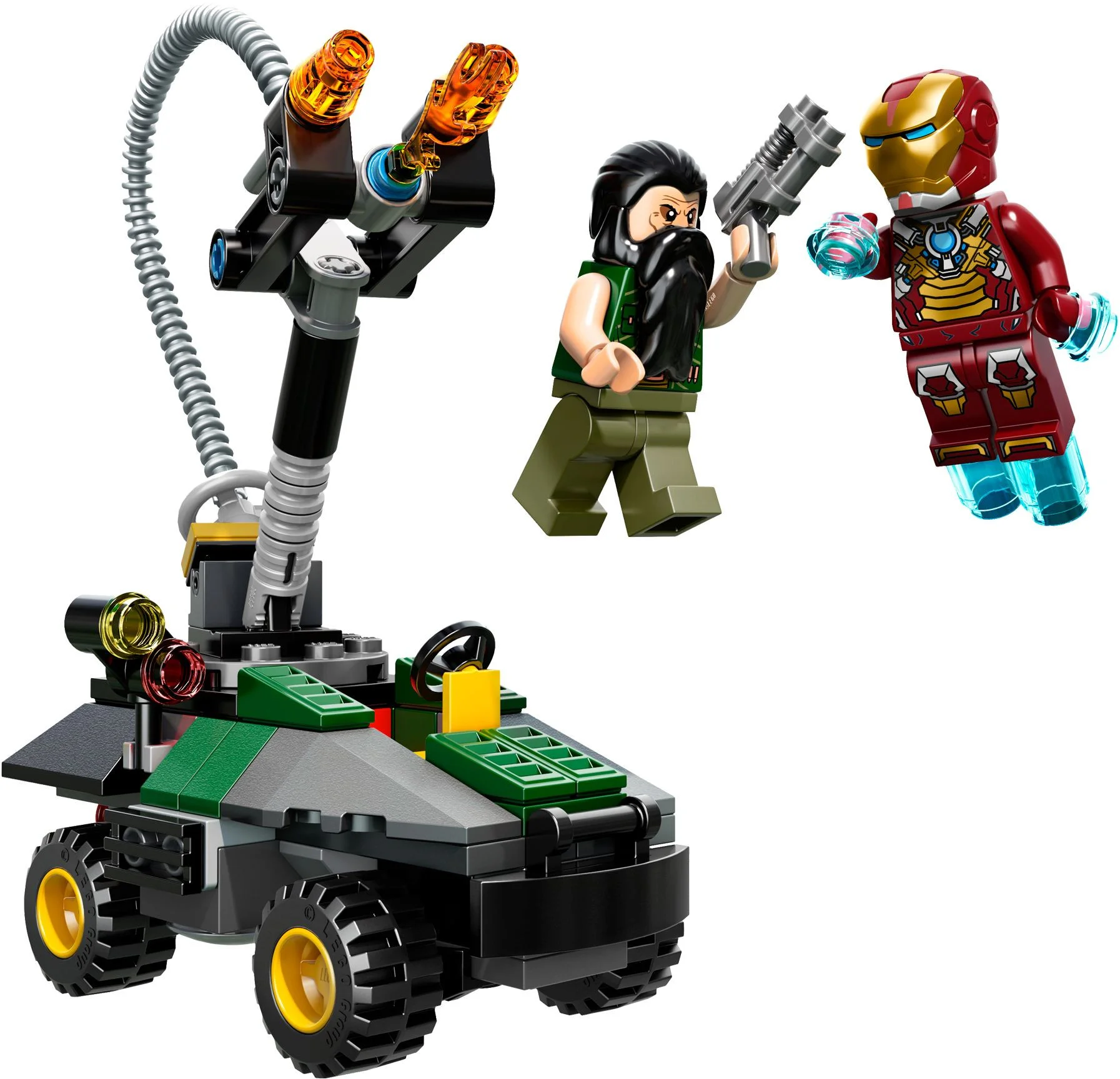 iron man 3: the super heroes of mandarin: the iron man vs lord mantle 乐高 LEGO 76008 image 3