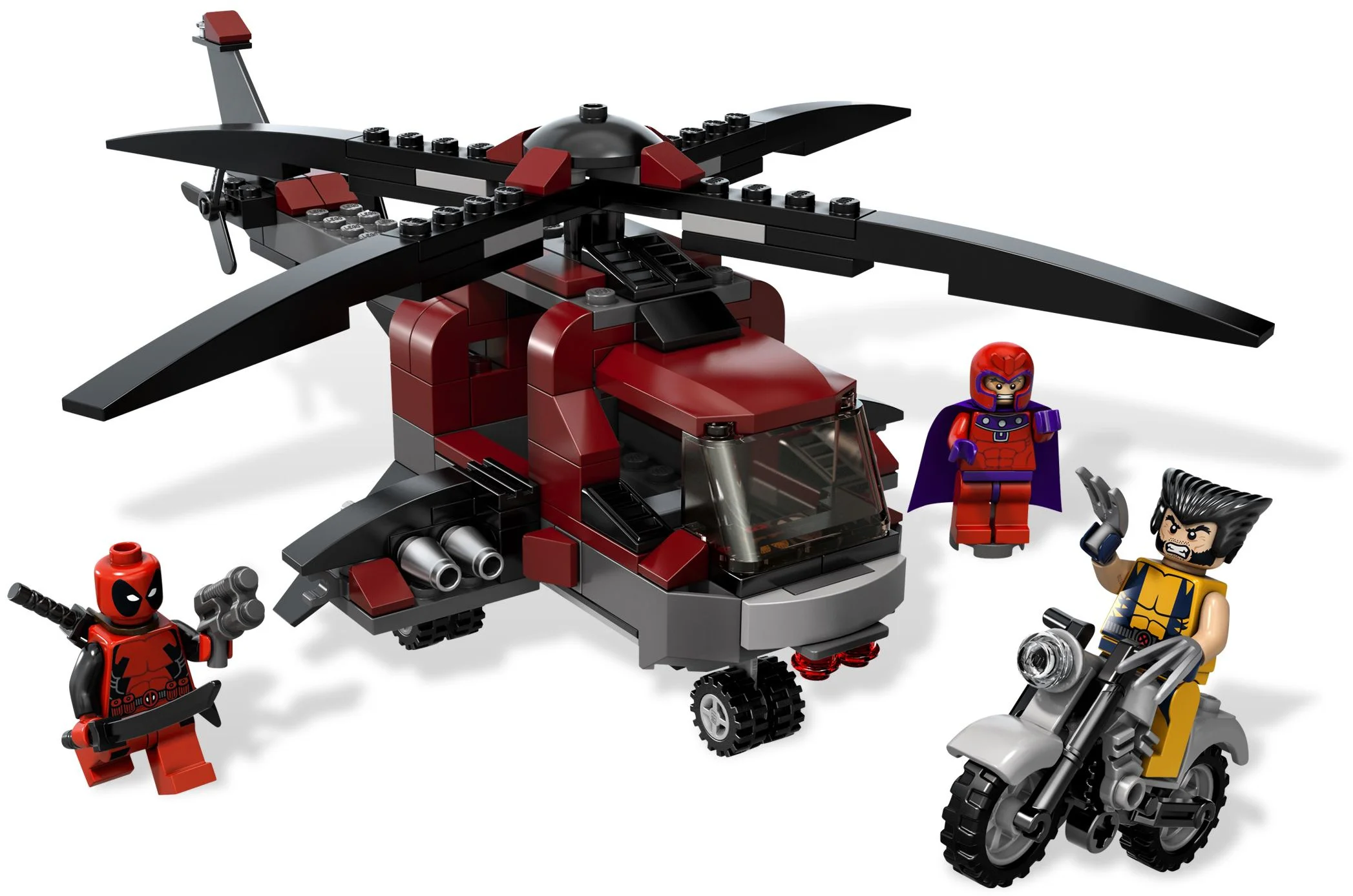 COMICS: THE SUPER HEROES OF MANGAWE: THE WOLVERINE VS MAGNETIC KING 乐高 LEGO 6866
