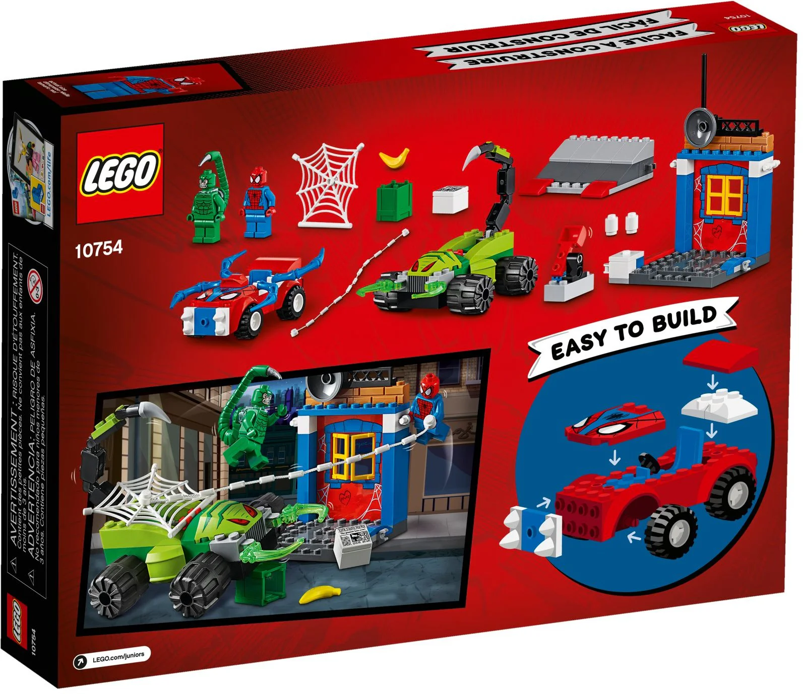 Spider-Man versus Scorpion on the street 乐高 LEGO 10754 image 1