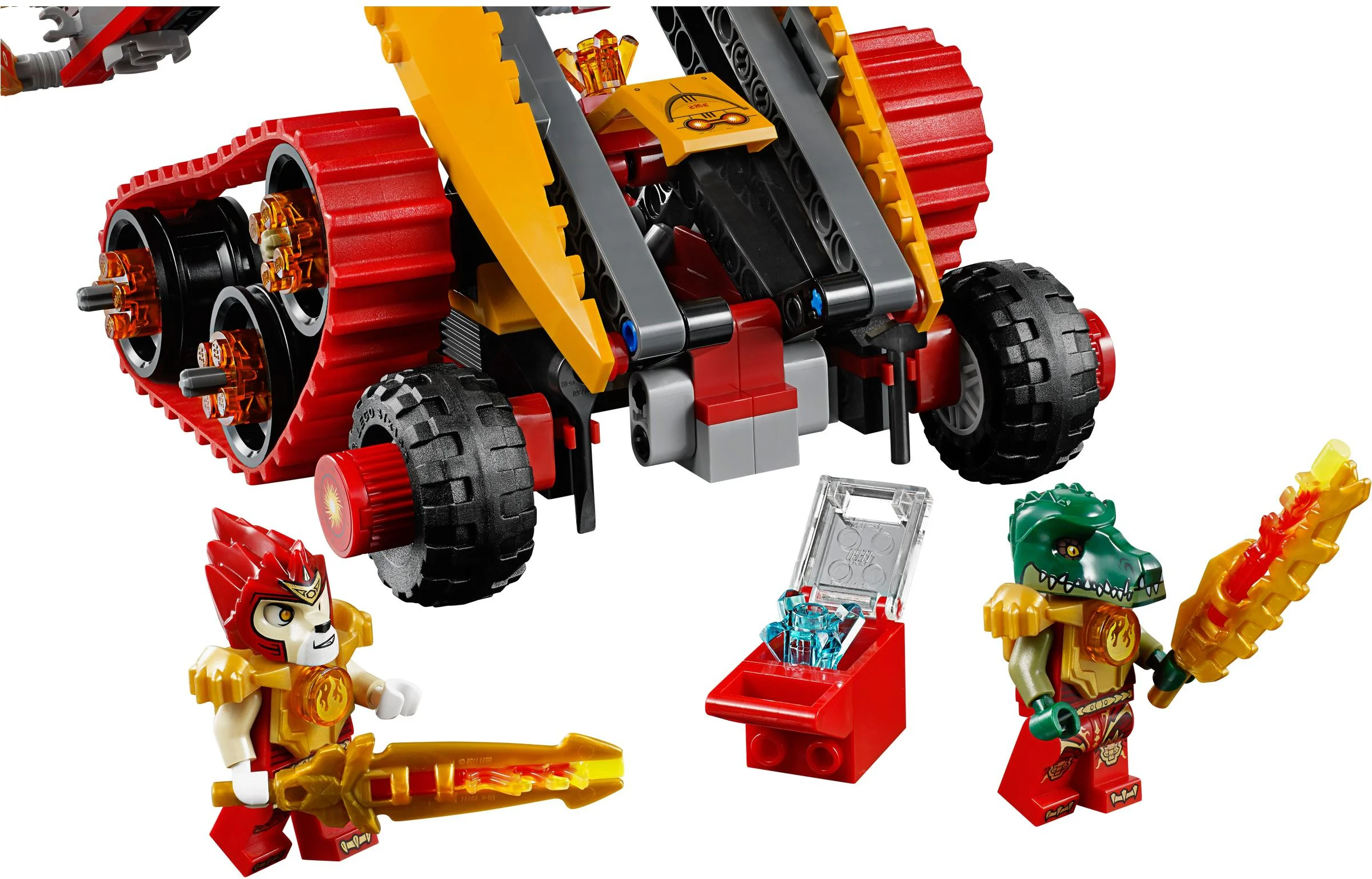 Martial Arts Legend: Unbeatable Lion's Blazing Golden Tiger War Chariot 04009 image 5