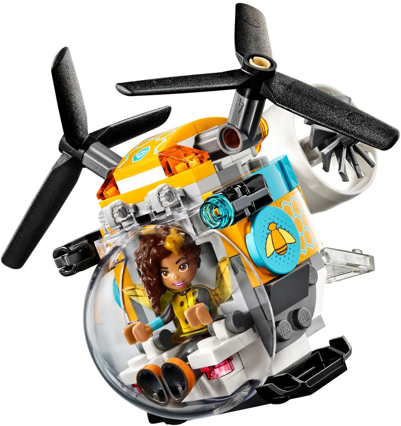 Yellow Bee Woman Helicopter 10614 image 2