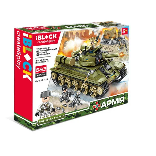 Steel Empire: Soviet T-34 Tank iBLOCK PL-920-175 image 5