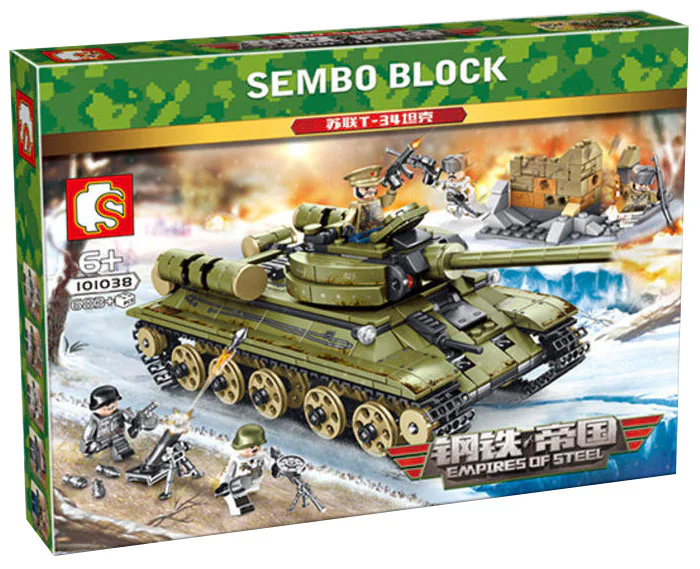 Steel Empire: Soviet T-34 Tank iBLOCK PL-920-175 image 7