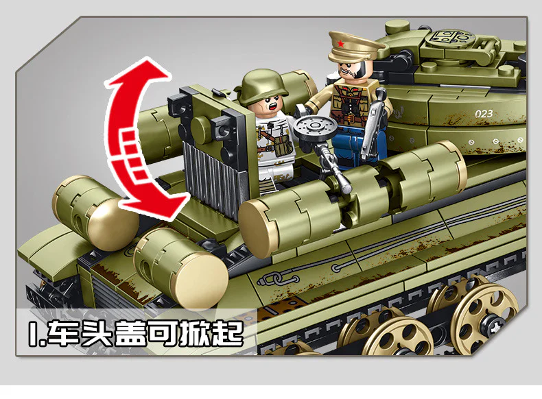 Steel Empire: Soviet T-34 Tank iBLOCK PL-920-175 image 9