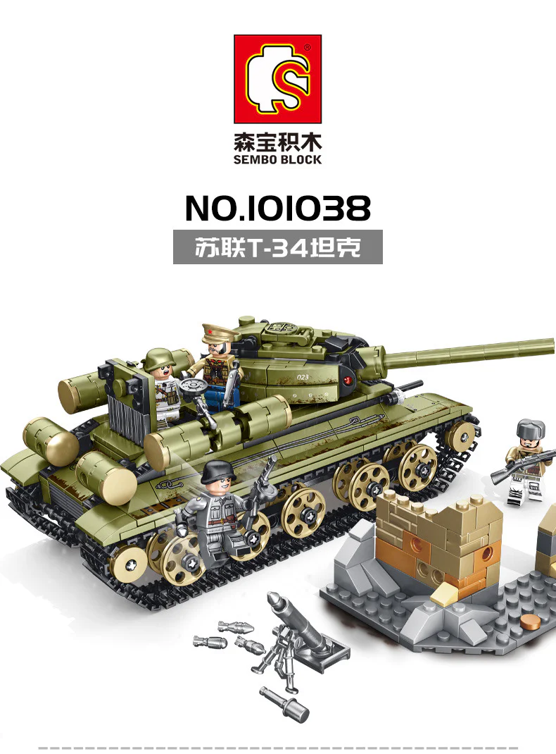 Steel Empire: Soviet T-34 Tank iBLOCK PL-920-175 image 10