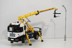 Truck, crane, electric vehicle