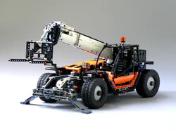 Truck, scalding arm forklift
