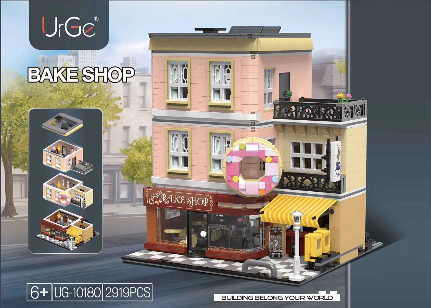 Streetview: Donut Shop 型玩模客 MORKMODEL UG-10180 image 1