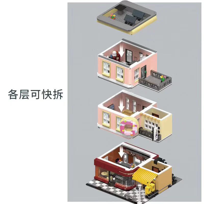 Streetview: Donut Shop 型玩模客 MORKMODEL UG-10180 image 4