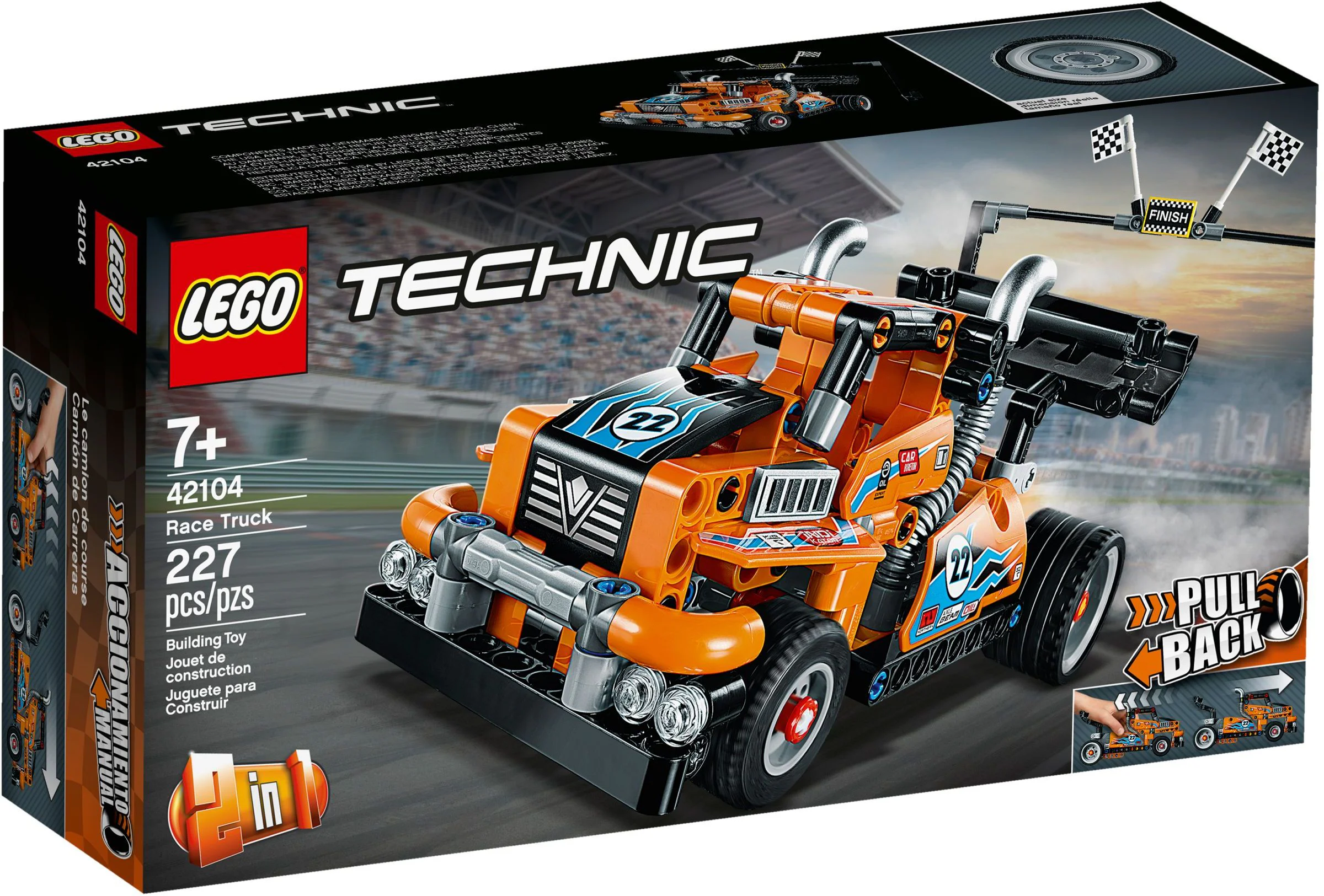 Orange Express Racer 乐高 LEGO 42104 image 2