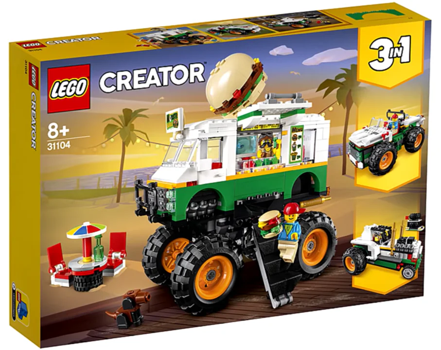 Big wheeled burger 乐高 LEGO 31104 image 1