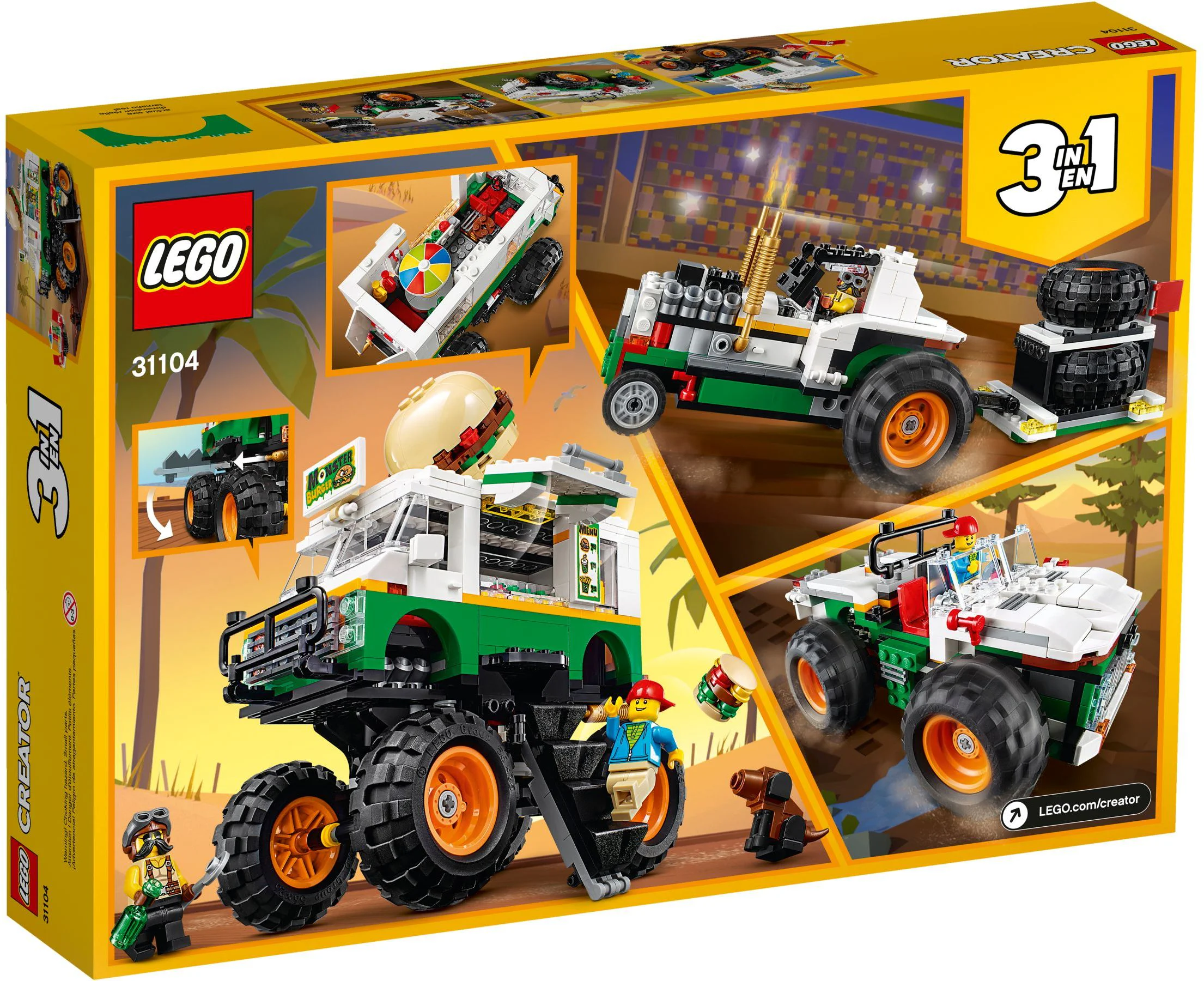 Big wheeled burger 乐高 LEGO 31104 image 5