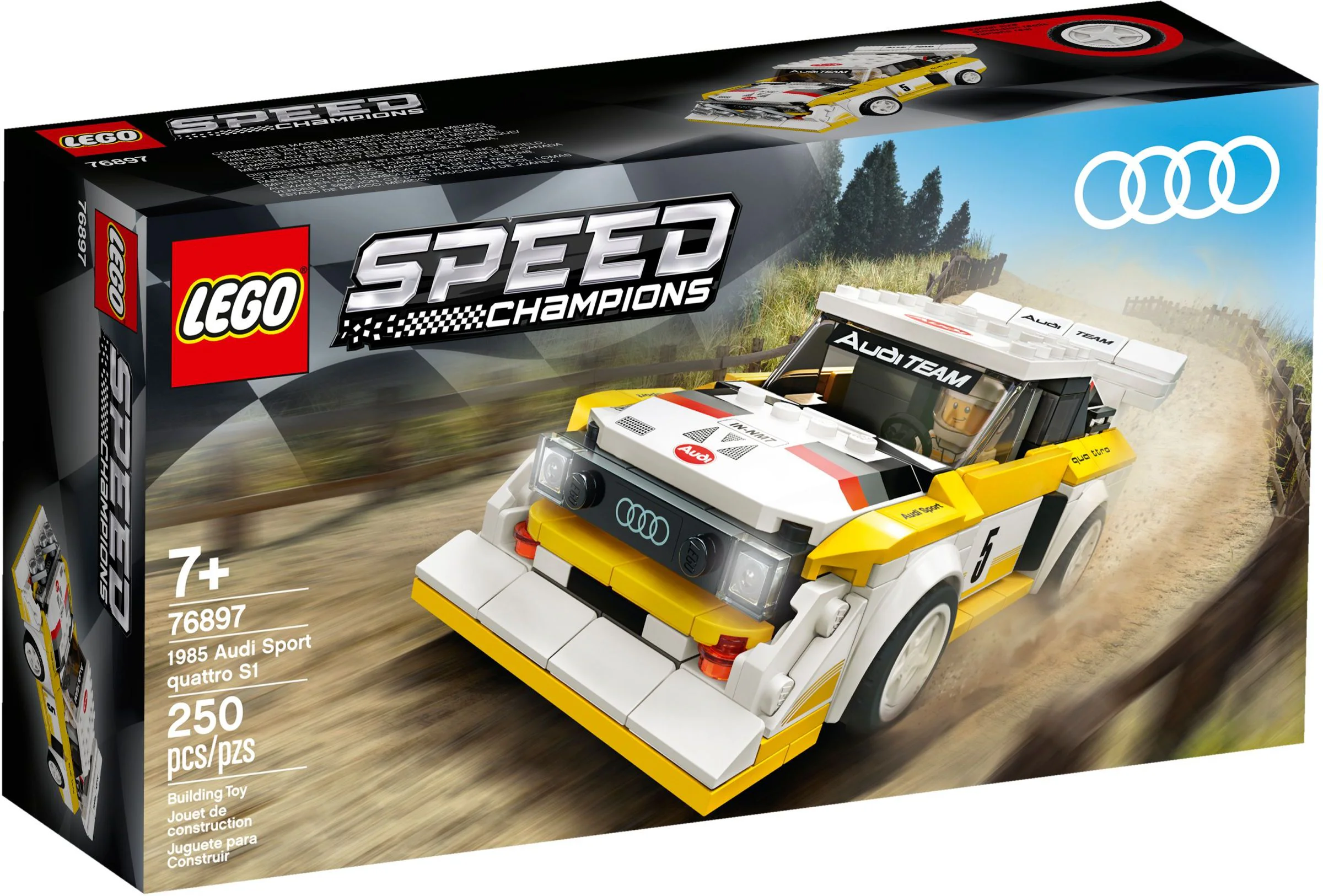 1985 Audi Sport Quatro S1 乐高 LEGO 76897 image 4