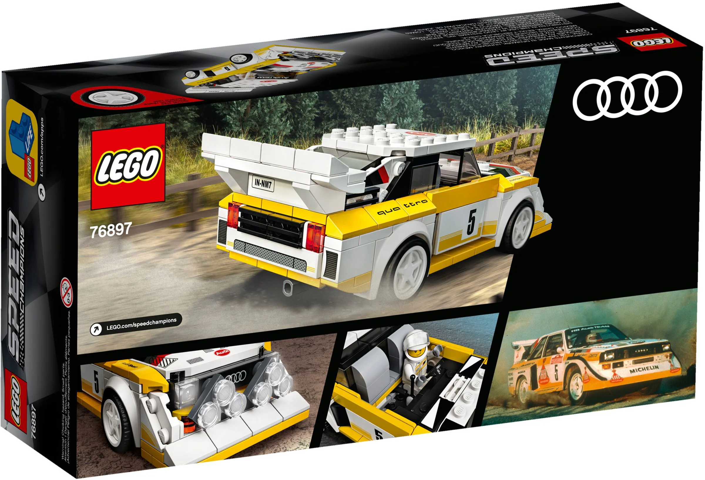1985 Audi Sport Quatro S1 乐高 LEGO 76897 image 5