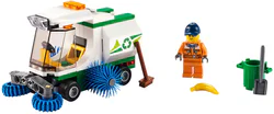 Sweeping cart.