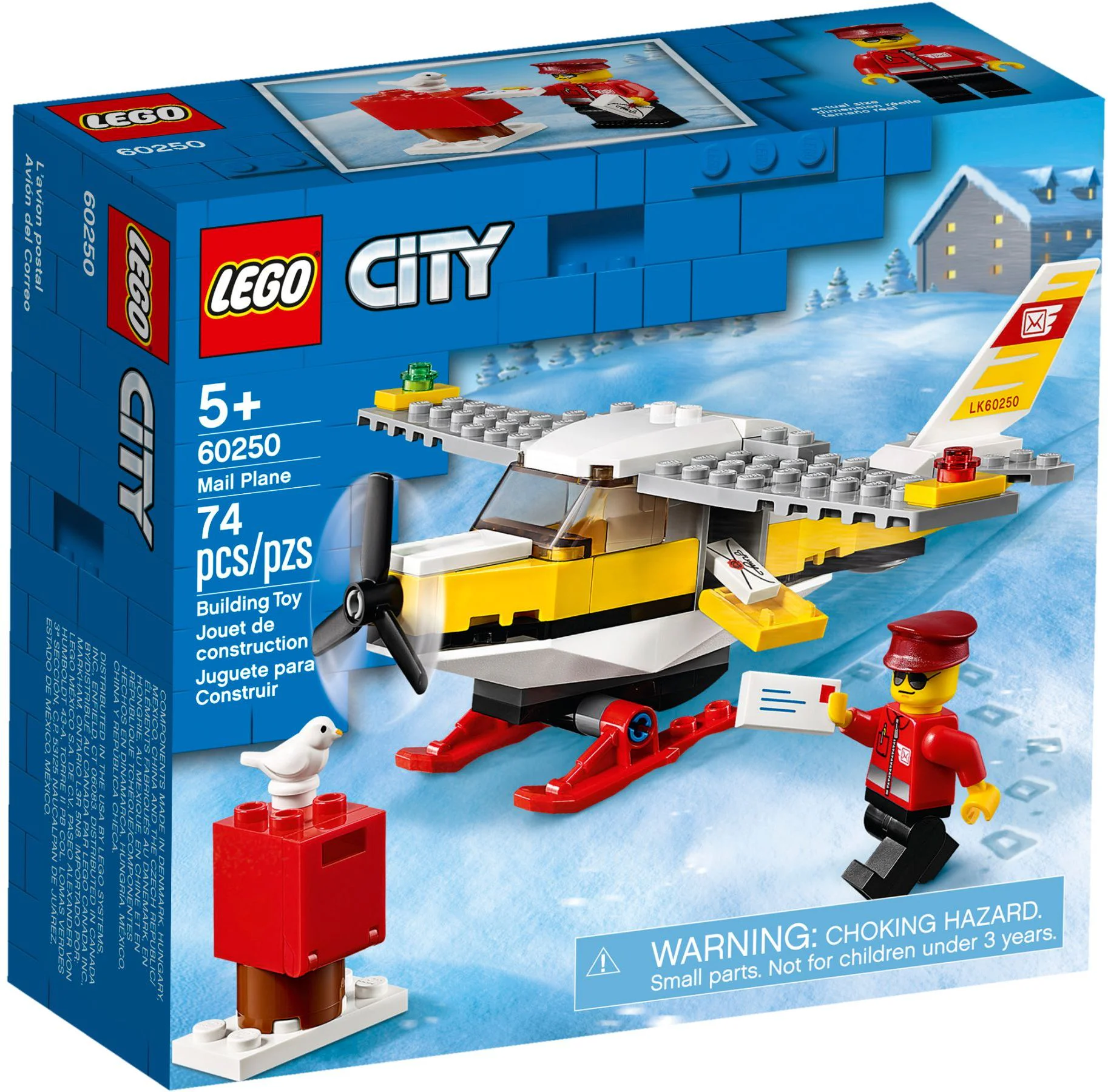 Postal aircraft 乐高 LEGO 60250 image 2