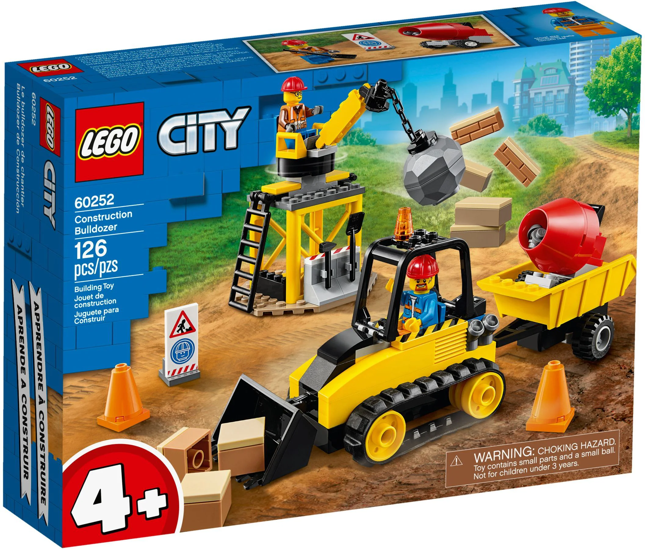 Engineering bulldozers 乐高 LEGO 60252 image 4