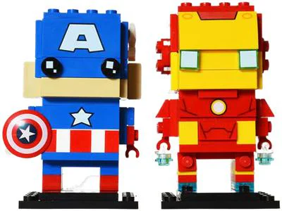 Iron Patriot and Captain America 开智 KAZI/高博乐 GBL 147-7 image 1