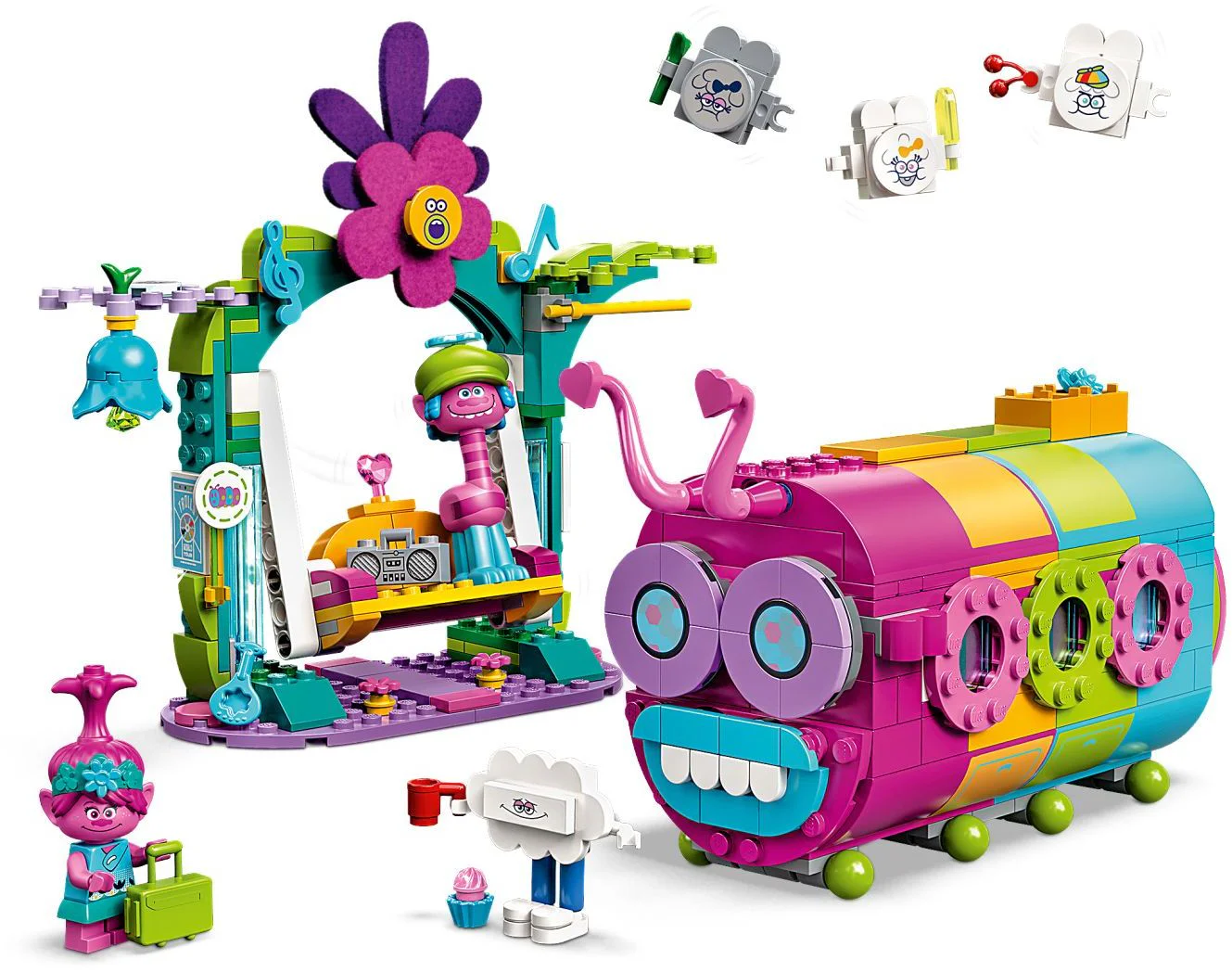 Rainbow caterpillar bus 乐高 LEGO 41256 image 1