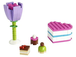 Good friends: chocolate boxes and flowers
