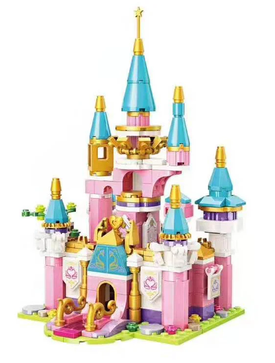 Princess Leah: Fort Flower Sea, 4 sets of the White House, the Hott, the Green Garden, the Starcracking Tower 启蒙 QMAN/ENLIGHTEN/Keeppley 2613