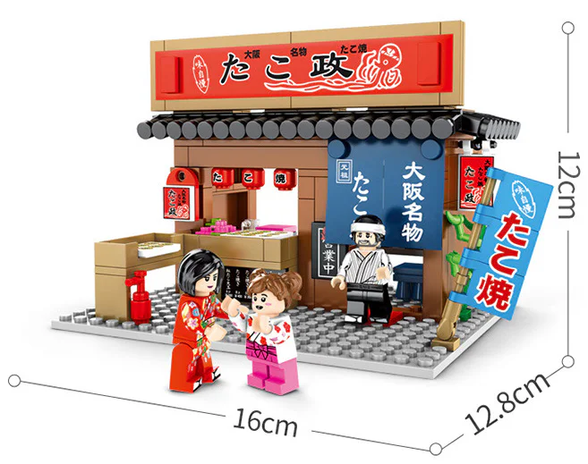 Japanese street view: big octopus burning 森宝 SEMBO 601072