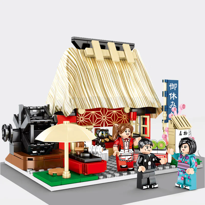 Japanese Street Scene: Tea House 森宝 SEMBO 601071 image 2