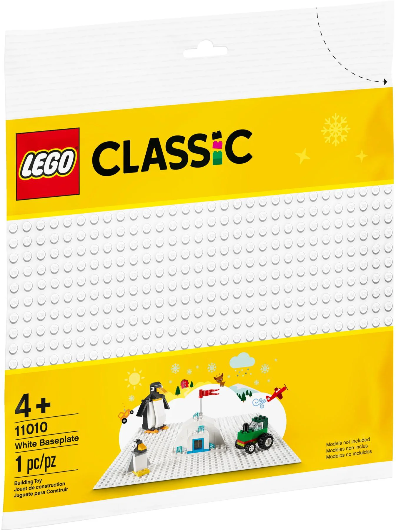 Classic: White Baseboard 乐高 LEGO 11010