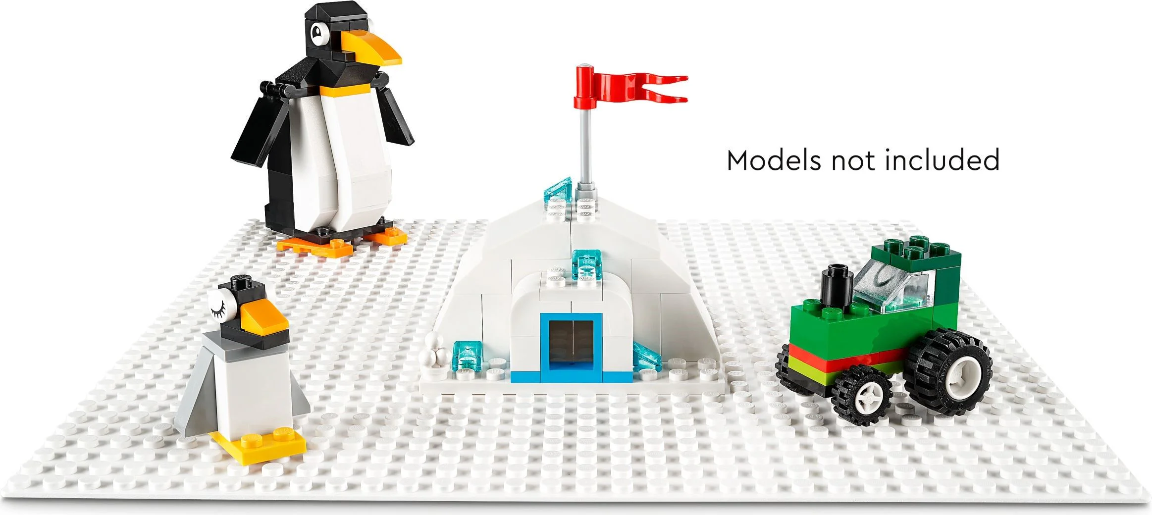 Classic: White Baseboard 乐高 LEGO 11010 image 4