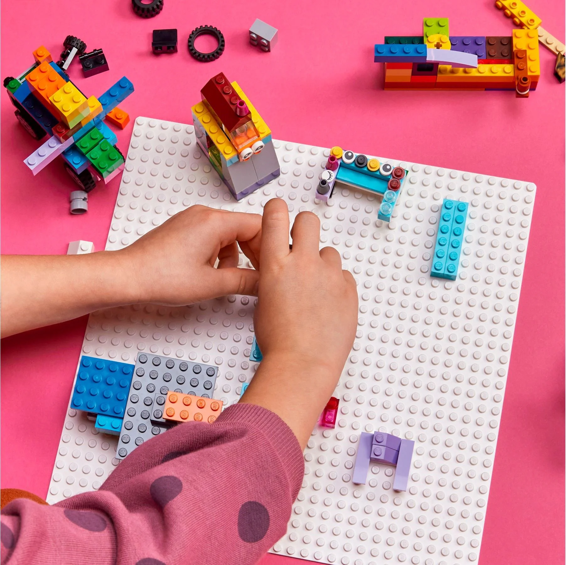 Classic: White Baseboard 乐高 LEGO 11010 image 5